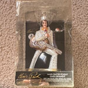 Elvis Presley Glass Ornament